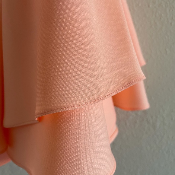 NWOT - Lulu’s Dress Rehearsal Peach Skater Dress - Picture 11 of 11